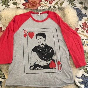 Frida queen card long sleeve shirt